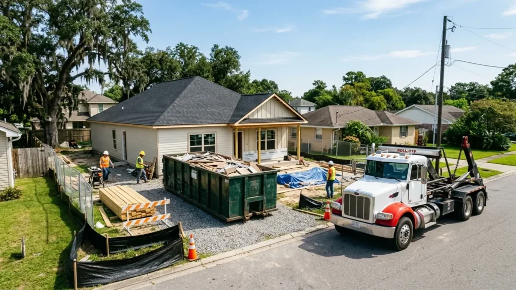 Dumpster rental Arabi LA for construction projects and debris